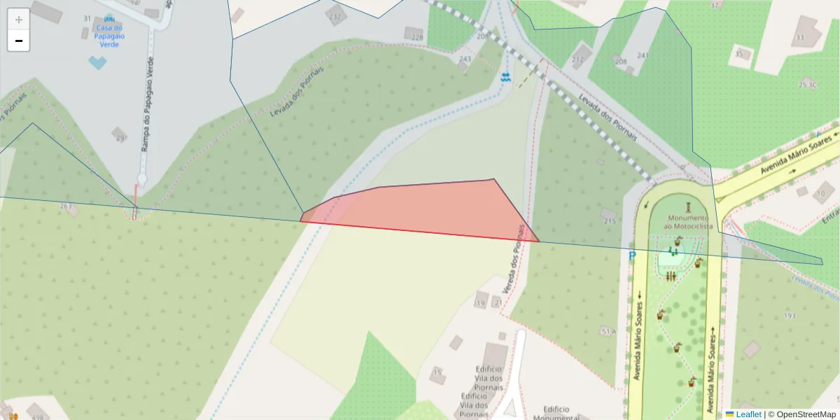 Mapa detalhado do código postal 9000-246 com limites, códigos postais vizinhos e agências dos correios