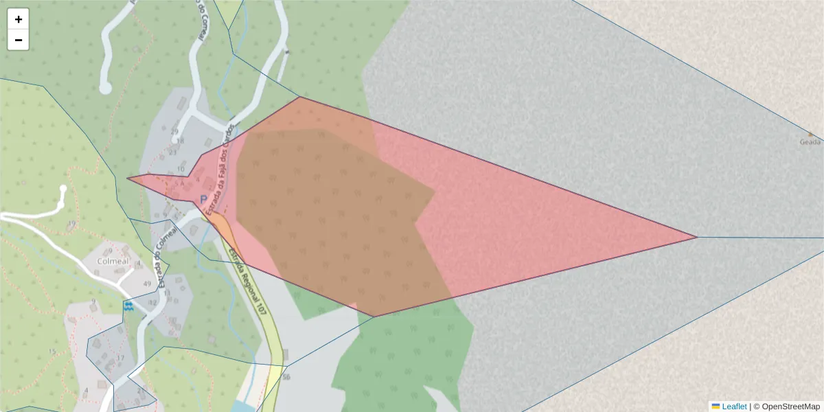Mapa detalhado do código postal 9030-330 com limites, códigos postais vizinhos e agências dos correios