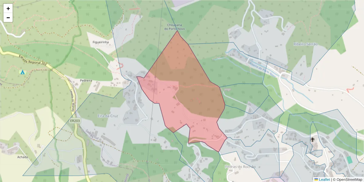 Mapa detalhado do código postal 9135-359 com limites, códigos postais vizinhos e agências dos correios