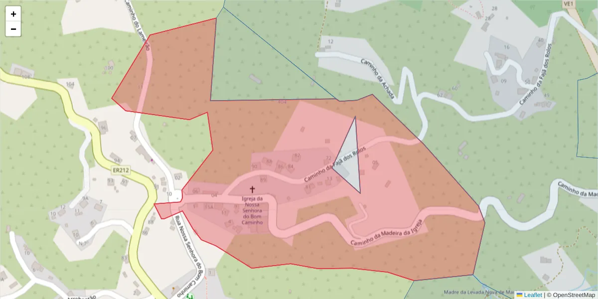 Mapa detalhado do código postal 9200-160 com limites, códigos postais vizinhos e agências dos correios