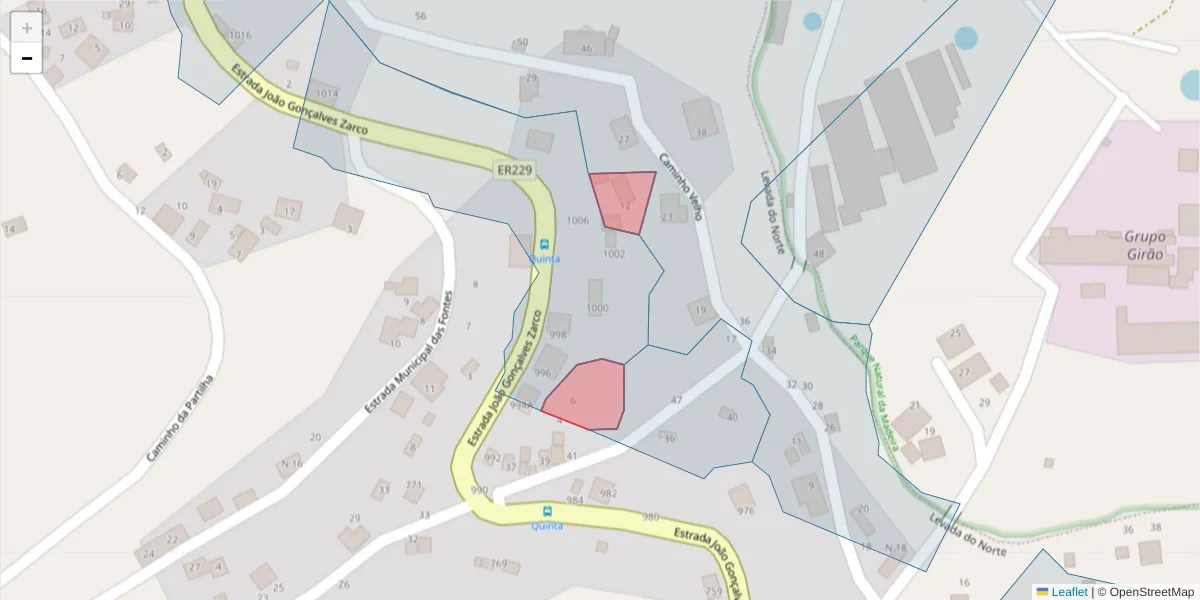 Mapa detalhado do código postal 9300-248 com limites, códigos postais vizinhos e agências dos correios
