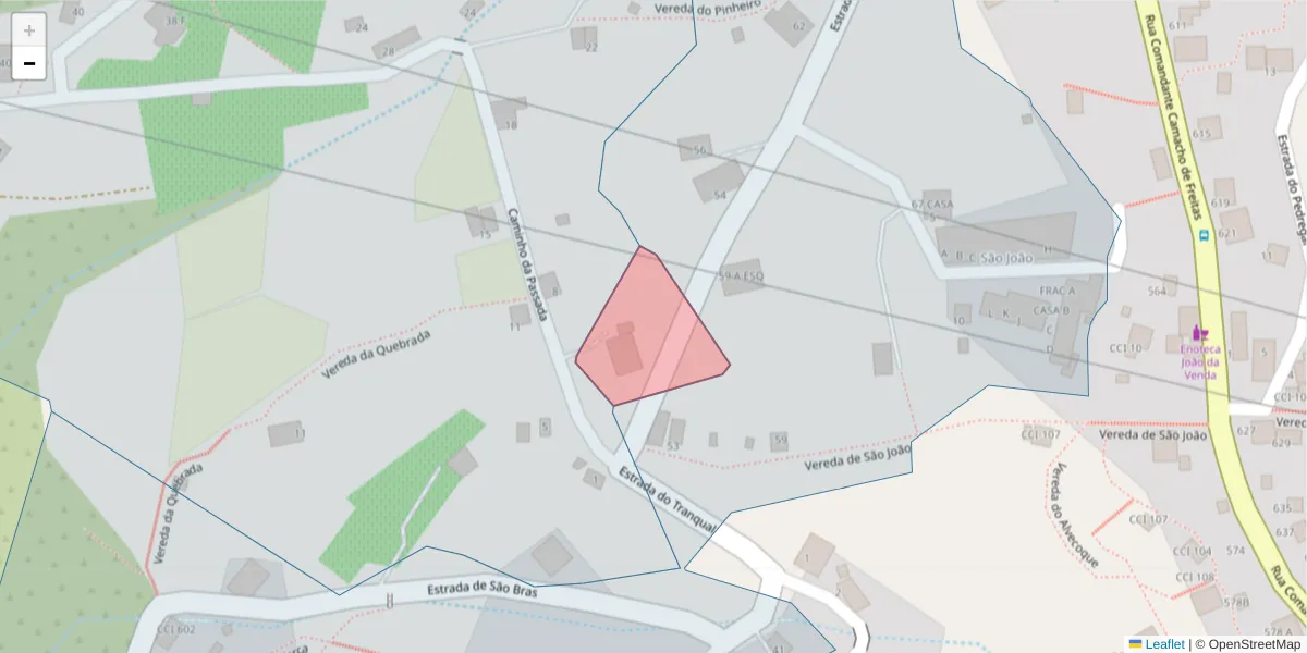 Mapa detalhado do código postal 9350-072 com limites, códigos postais vizinhos e agências dos correios