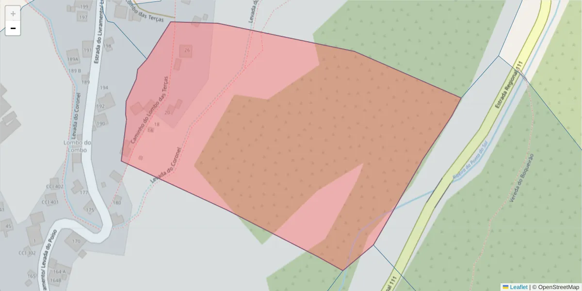 Mapa detalhado do código postal 9360-540 com limites, códigos postais vizinhos e agências dos correios