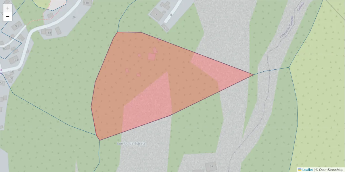 Mapa detalhado do código postal 9370-233 com limites, códigos postais vizinhos e agências dos correios