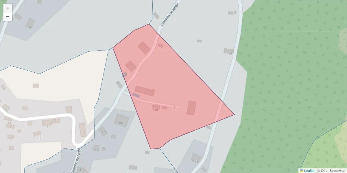 Mapa detalhado do código postal 9370-245 com limites, códigos postais vizinhos e agências dos correios
