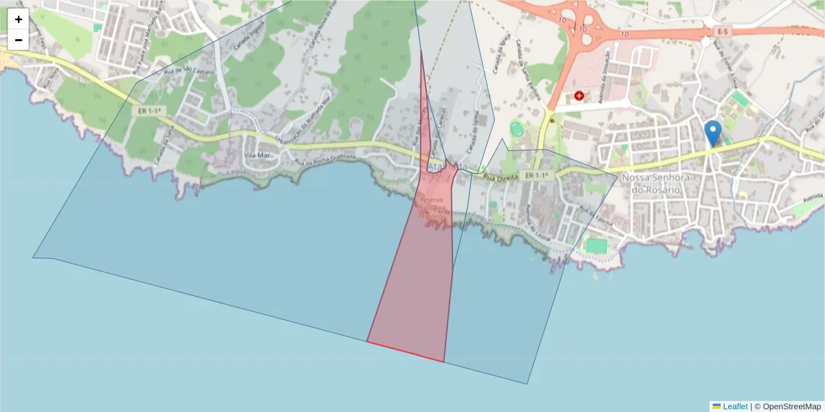 Mapa detalhado do código postal 9560-418 com limites, códigos postais vizinhos e agências dos correios